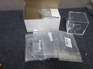 7- 10 pks Card Protectors, 2 Acryli...
