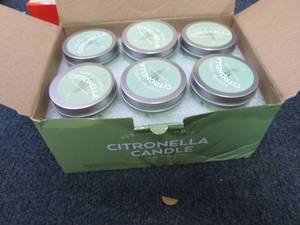 Pack of 12 Citronella Candles in Ti...