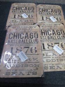 4 Metal Dcor Signs...