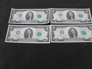 4- New $2 Dollar Bills...