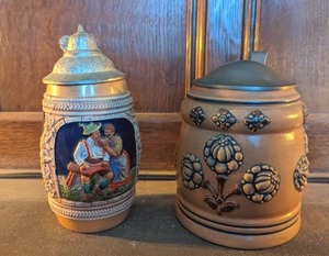 lot 29 image: Two Beer Steins