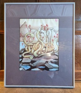lot 46 image: Framed And Signed Art