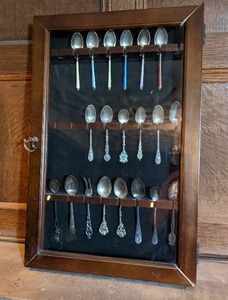 lot 48 image: Collection Of Miniature Souvenir Spoons