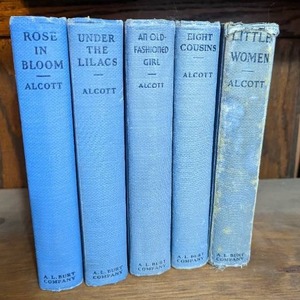 lot 58 image: Set Of Five Books By Louisa M. Alcott