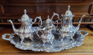 lot 156 image: Silver Plated Tea or Coffee Service by Towle
