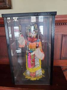 lot 180 image: Vintage Asian Culture Doll with Case