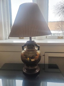 lot 199 image: Brass Table Lamp