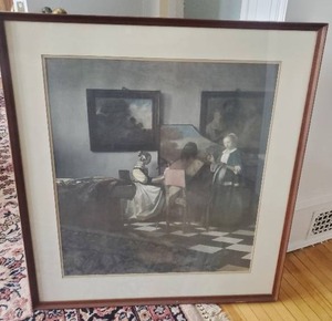 lot 201 image: Vermeer Print