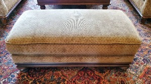 lot 117 image: Bernhardt Ottoman