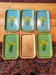 lot 127 image: Set Of Six Vintage Trays
