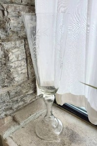 lot 331 image: Huge Etched Glass Vase