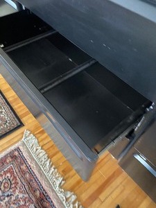 lot 219 image: Black Office Filing Cabinet