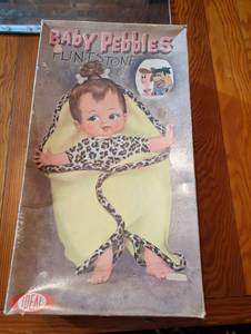 lot 408 image: Flintstones Baby Pebbles Doll