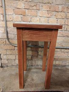 lot 451 image: Stone-Top End Table