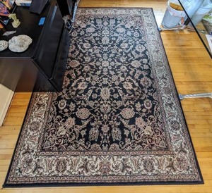 lot 270 image: Black Area Rug I