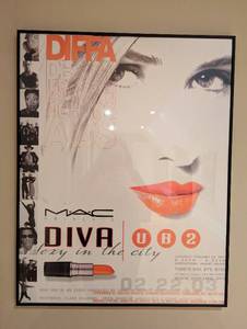 lot 380 image: Framed Diffa Concert Poster