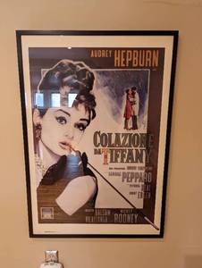 lot 383 image: Framed Coazione Da Tiffany Movie Poster