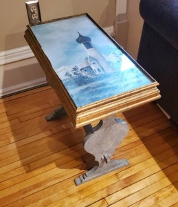 lot 389 image: Hand painted End Table