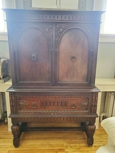 lot 247 image: French Revival Armoire