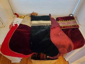 lot 252 image: Five Christmas Stockings