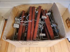 lot 253 image: Box Of Pant Hangers