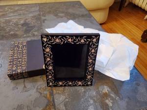 lot 263 image: Doore Art Mother-Of-Pearl Picture Frame
