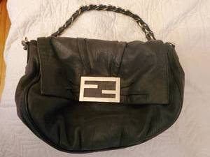lot 267 image: Black Fendi Purse