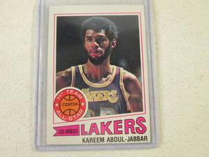 Topps 1977 Kareem Abdul-Jabbar 1st ...