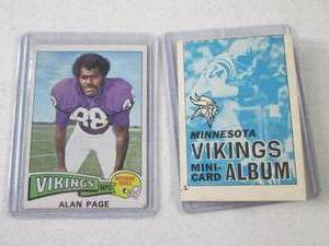 Topps 1975 Alan Page and Minnesota ...