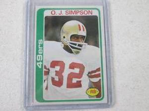 Topps 1978 O.J. Simpson...