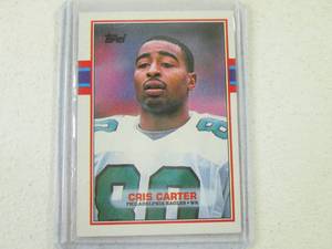 Topps 1989 Cris Carter ...