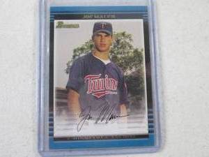 Topps Bowman 2002 Joe Mauer Rookie...