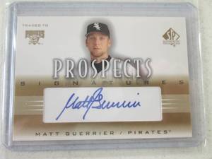 Upper Deck 2002 Matt Guerrier Autog...