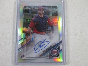 Topps Chrome 2021 Ryan Jeffers Auto...