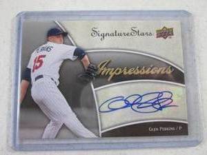 Upper Deck 2009 Glen Perkins Autogr...