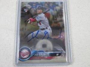 Topps Chrome 2018 Zack Granite Auto...