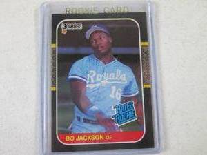 Donruss 87 1986 Leaf Bo Jackson Rat...