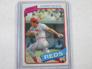 Topps 1980 Johnny Bench...