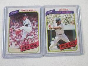 Topps 1980 Dennis Eckersley and Jim...