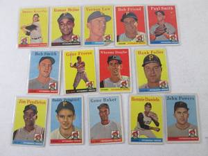 Lot of 14 Topps 1958 Cards...