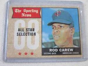 Topps 1968 Rod Carew All Star Selec...