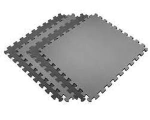 lot 22 image: Norsk Reversible Foam Flooring, 24 sq ft., 24 in. x 24 in. Foam Mats  GrayBlack