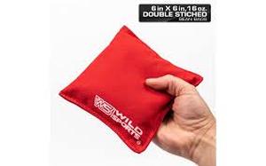 lot 32 image: Wild Sports 4-Piece Deluxe Bean Bag Set, Red