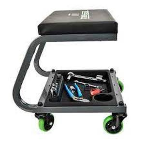lot 67 image: TrekTerra Rolling Shop Stool