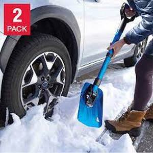 lot 76 image: BirdRock Home Emergency Shovel, 2-pack