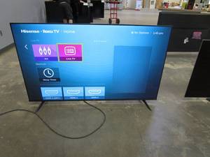 lot 908 image: Hisense 65-Inch Class R6 Series Dolby Vision HDR 4K UHD Roku Smart TV with Alexa Compatibility (65R6G, 2021