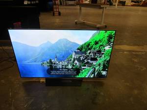 lot 909 image: LG Electronics OLED55B7A 55-Inch 4K Ultra HD Smart OLED TV (SCREEN BURN, SEE PHOTO)