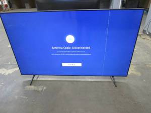 lot 912 image: Samsung - 65 Class 7 Series LED 4K UHD Smart Tizen TV ModelUN65TU7000FXZA (LINE, SEE PHOTO)