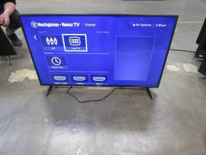 lot 931 image: Westinghouse 43 4K Ultra HD Roku Smart TV with HDR WR43FT2210