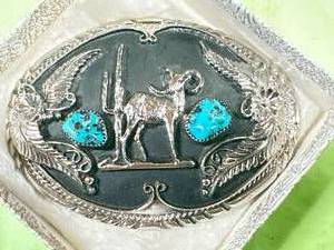 Big Horn Sheep Belt Buckle